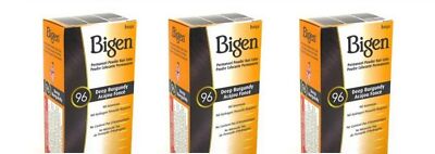 BL Bigen Powder Hair Color #96 Deep Burgundy 0.21 oz -  THREE PACK