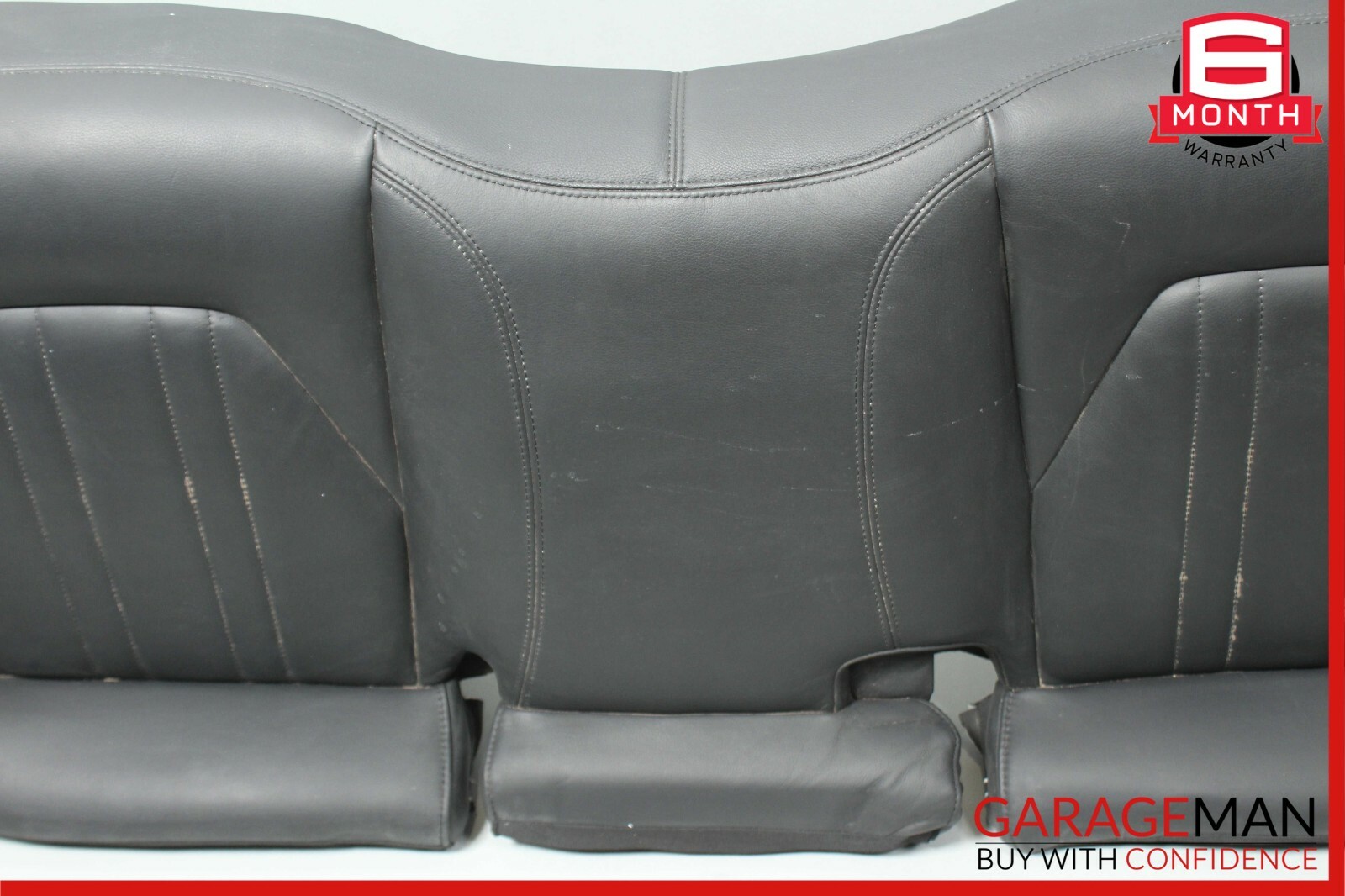14-17 Maserati Ghibli Rear Lower Bottom Bench Seat Cushion Cover Black OEM