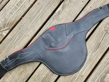 CWD Black/Fuchsia Sport Color Anatomic Stud Belly Guard Jump Girth 50"/125cm NEW