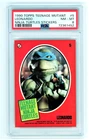 Leonardo 1990 Topps Teenage Mutant Ninja Turtles Stickers #5 PSA 8 NM - MT