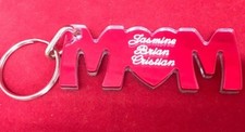 Mom Keychain Custom Names Free Engraved key chain Mother Key Ring Personalized