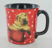 Keith Kimberlin The Encore Group Mug - Shar Pei Sitting in Red Hat 