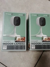 2 Camera security wifi indoor for pets 2 cameras- Open box New