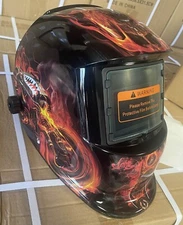 QLTK Auto Darkening Welding/Grinding Helmet ArcTig Mig Mask Grinding true color
