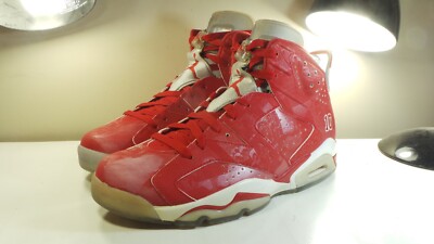 NIKE 2015 AIR JORDAN 6 VI 717302-600 SLAM DUNK 9.5 RETRO VINTAGE I III IV X 11