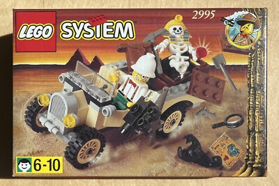 LEGO System Adventurers Desert 2995 Adventurers Car Skeleton New Sealed 