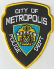 City of Metropolis Superman movie patch shipped from Australia