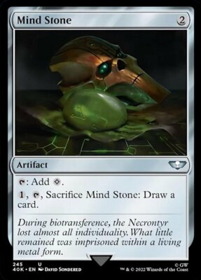 x4 Mind Stone (245) U MTG Commander: Universes Beyond: Warhammer 40,000 M/NM, En