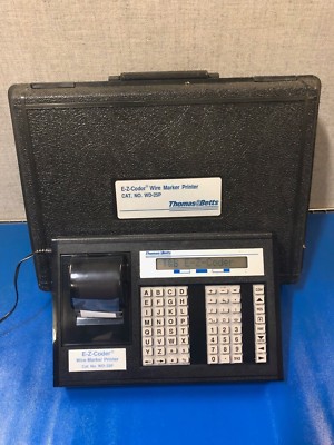 Thomas & Betts E-Z-Coder Wire Marker Printer WD-25P 