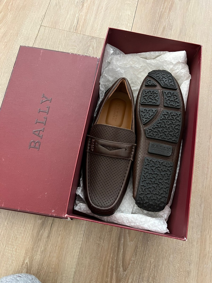 ☆ET☆BALLYドライビングシューズUS 10 EEE/WABLER Bally（バリー