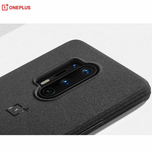 Nuova custodia originale ufficiale OnePlus 8 Pro 8 paraurti in arenaria carbonio ciano - Foto 11 di 20