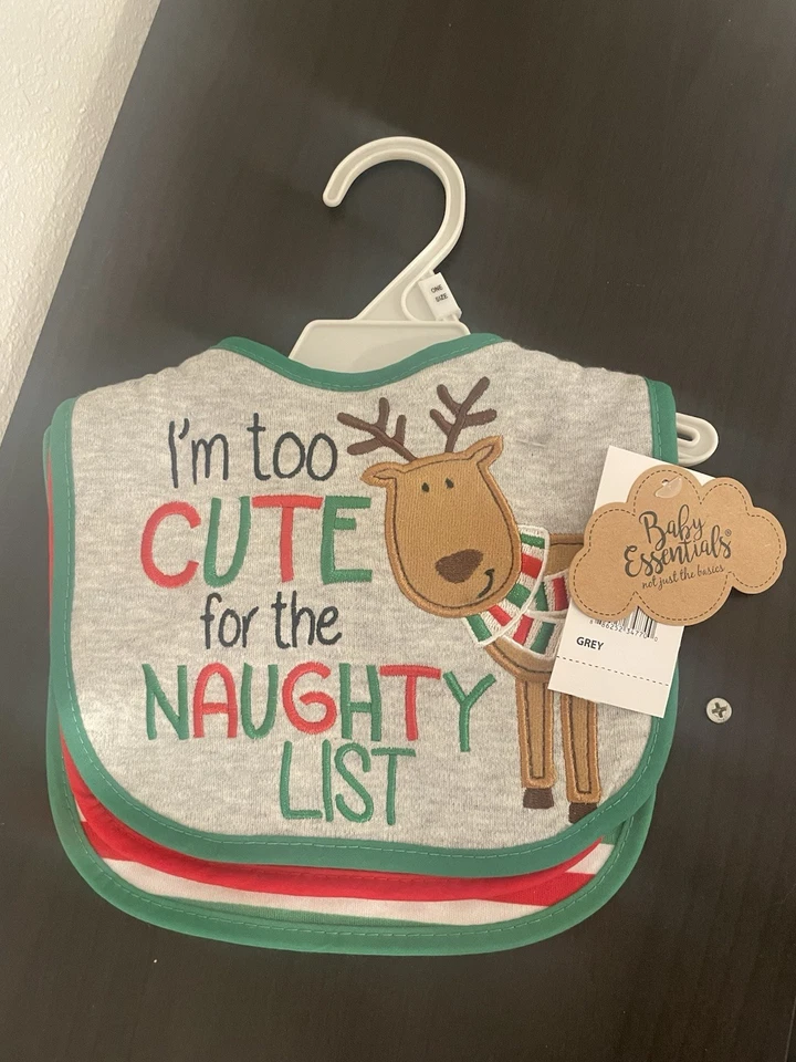 Juego babero bebé Navidad Foto 2 de 4