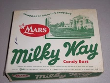 1958 Mars Milky Way Store Candy Bars Box