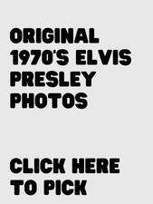 ORIGINAL VINTAGE ELVIS PRESLEY PHOTOS 1970'S