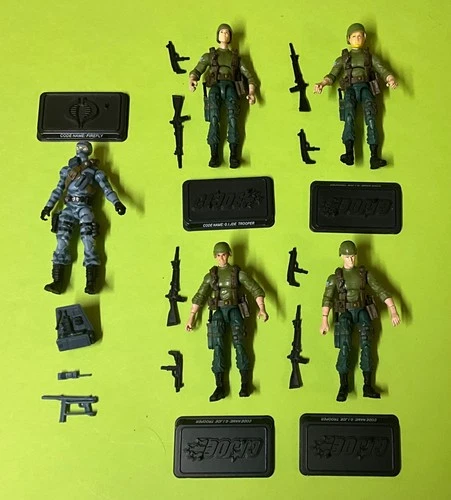 TRU gi joe firefly and troopers set