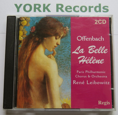 OFFENBACH - La Belle Helene LEIBOWITZ Paris Philharmonic Orc - Ex 2 CD Set Regis