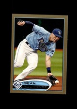 2012 Topps Gold #628 Sean Rodriguez Tampa Bay Rays #/2012