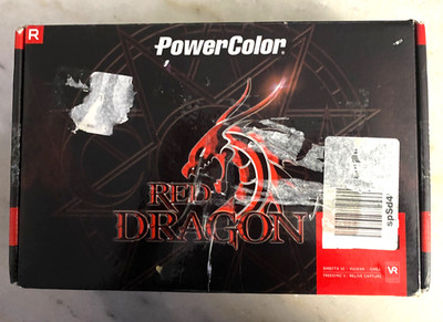 PowerColor Red Dragon RX 570 4GB GDDR5 Desktop Graphics Card Tested and Working