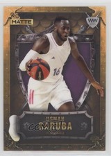 2022-23 Wild Card Matte Draft Gold - Frame / Purple /15 Usman Garuba Shield 1b9b