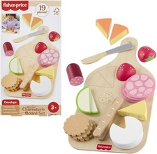 Fisher Price - Wooden Charcuterie Board Set New Toy Wood
