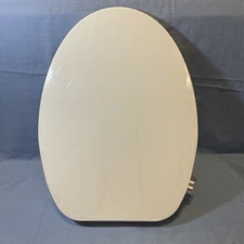 Elongated Bidet Toilet Seat with Quiet Close Non-Electric White Clirass Open Box