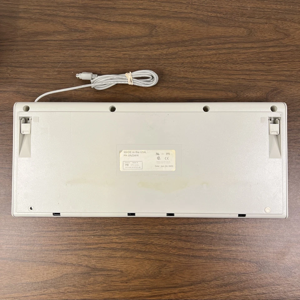 GE Unicomp-Made IBM Model M UNZ3416 Mechanical Keyboard Buckling Springs 101 Key - Image 3 of 4