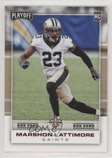 2017 Panini Playoff Rookies Red Zone Marshon Lattimore #245 1u6