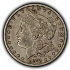 1878-CC $1 Morgan Silver Dollar Key Date Carson City Luster - PQ Orig XF - B5731