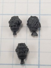 Warhammer 40k Iron Warriors Bits Upgrades Bionic Bare Heads x3 Set 12