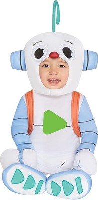 Mello Dees Dee Infant 6-12M Jumpsuit , Hood Spirit Halloween Costume