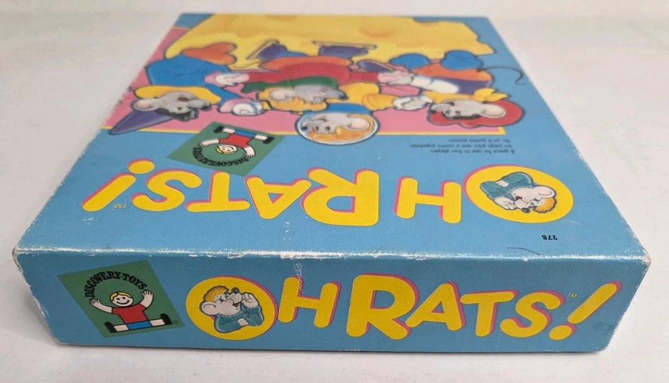 Oh Rats Boardgame 1988 Edition Discovery Toys USA Complete Vintage Excellent Con - Image 3 of 4