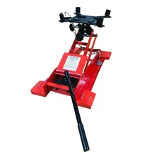 RED 1/2 Ton Torin Hydraulic Roll-Under Transmission Floor Jack 1,100LBs