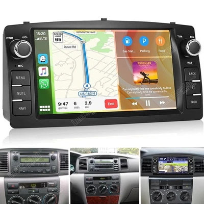 LEEKOOLUU Per TOYOTA COROLLA E10 E11 E12 1990-2007 Autoradio Carplay Android 15 GPS 2+64G