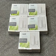 Google Nest Detect White Wireless Indoor Security Alarm Motion Sensor - Lot of 5