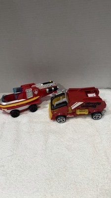 Paw Patrol Red Fire Truck With Lights & Sounds And Dolphin Vehicle Set Of Two