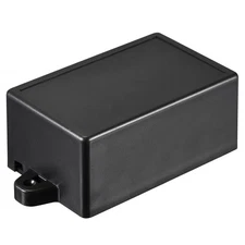 Dustproof Junction Box 82x52x35mm ABS for Electrical Project (Black, Pack of 2)