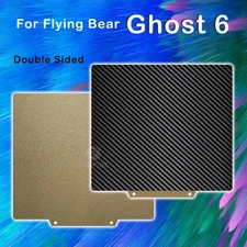 For FlyingBear Ghost 6 Heating Bed 230x257 PEI Build Plate Steel 3D Printer Part