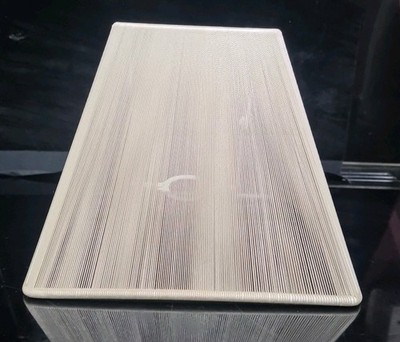  Weißer Lampenschirm quadratische Form Tischlampenschirm 20 cm B x 16 cm