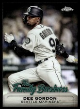 2019 Topps Chrome Update Edition The Family Business Dee Gordon Seattle Mariners