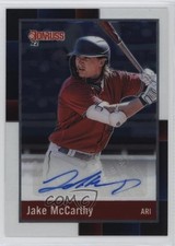 2022 Panini Donruss Optic Retro 1988 Signatures Jake McCarthy #R88S-JM Auto 10ph
