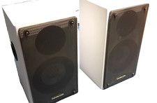 Clever Audio Wall Mountable mini Speakers! (Cables Included)