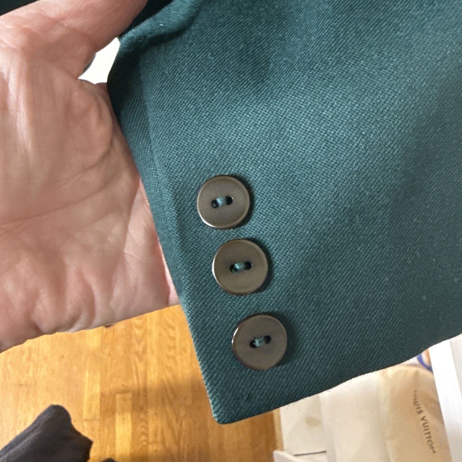 Pendleton Double Breasted Forest Green 100% Virgi… - image 4