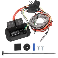 Digital Adjustable Thermostat Radiator Fan Temperature Range Controller DC-0444