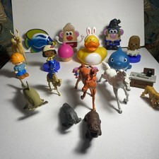 random mixed toy lot Over 12 Pieces Some Items Show Wear
