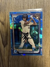 2024 Bowman Draft Sapphire Braylon Payne 1st Bowman Sapphire BDC-72 Signed IP