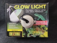 Brand New in Box Exo Terra Glow Light Porcelain Clamp Lamp