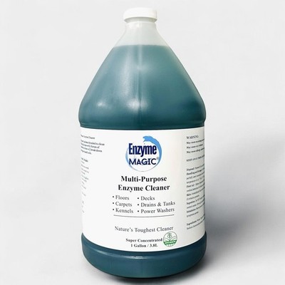 Multi-Purpose Enzyme Cleaner Concentrate 1 Gallon   Plant-Based Stain & Odor ...