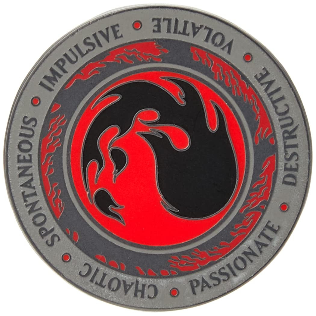 Magic the Gathering - Значок дополненной реальности с красным гербом Маны