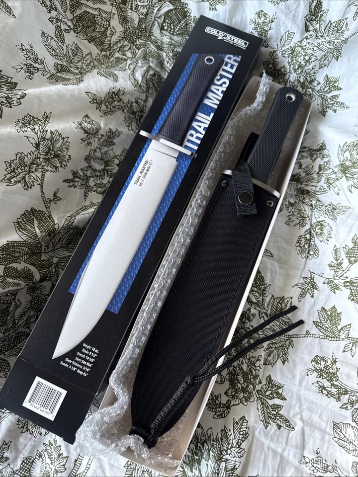 Cuchillo Bowie Cold Steel Trail Master San Mai III con funda Japón #16JSM 3773 Foto 4 de 4