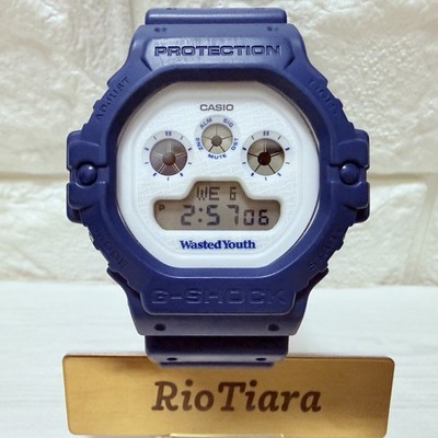 Casio G-Shock DW-5900WY-2JR Wasted Youth Limited Edition Navy Mint Watch 3465